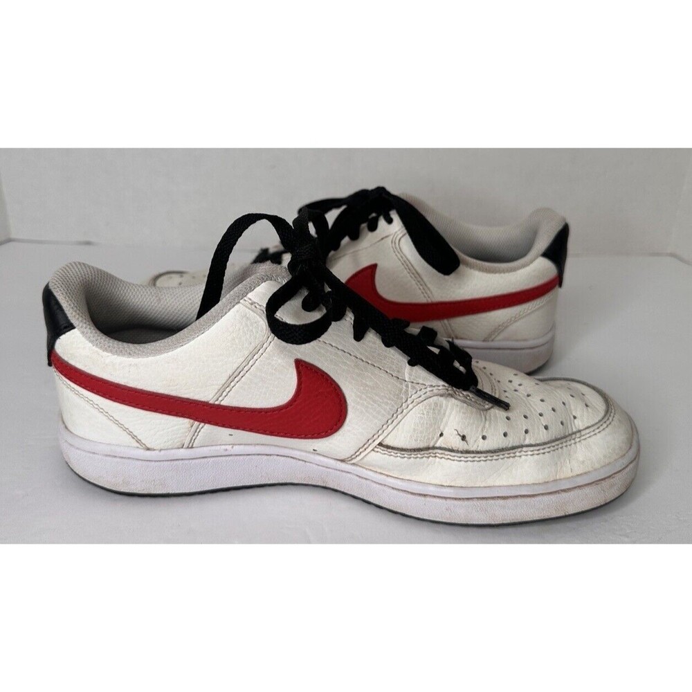 Nike Court Vision Sneaker 7.5  Low Sail University Red
